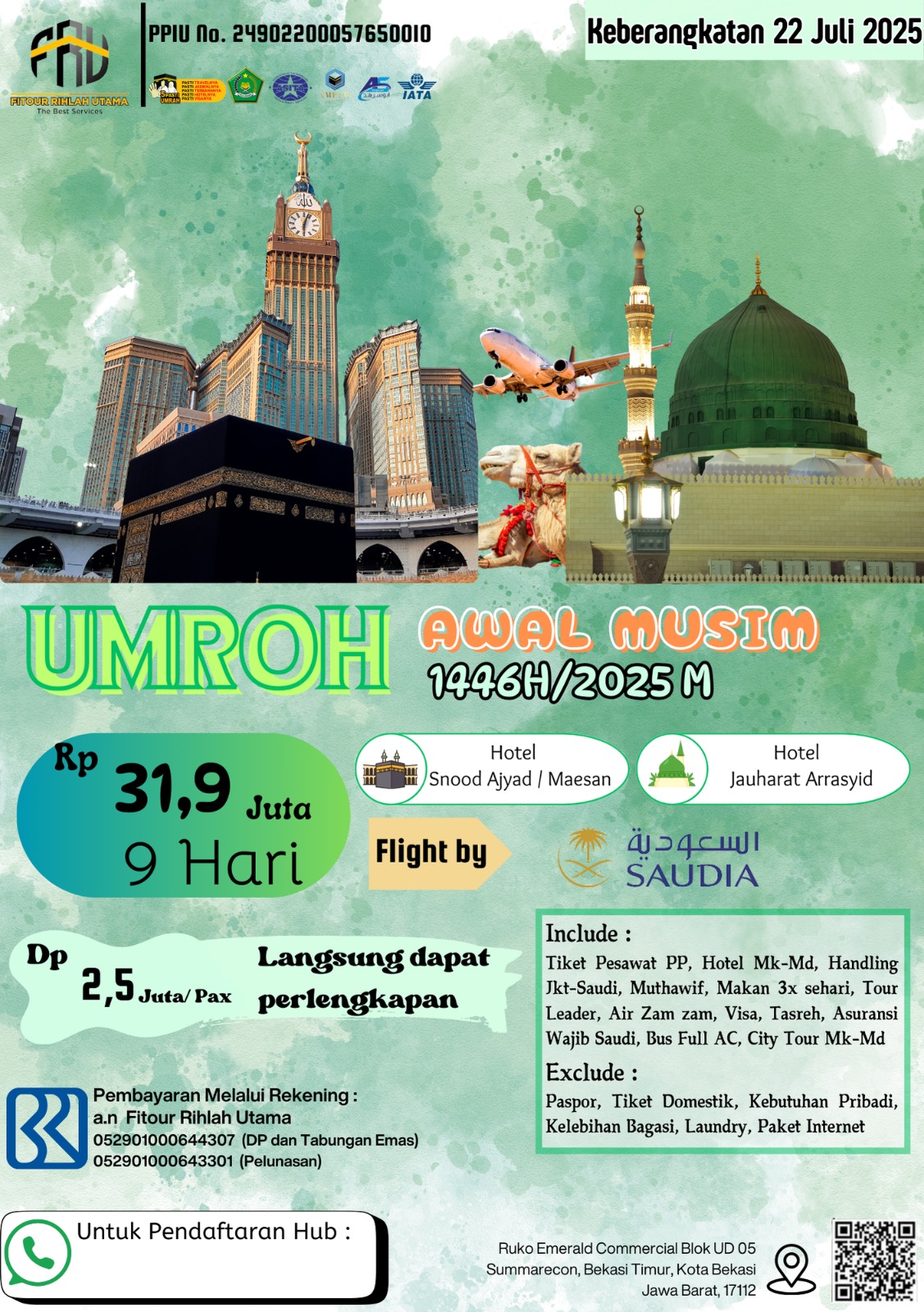 Umroh Awal Musim Standard 